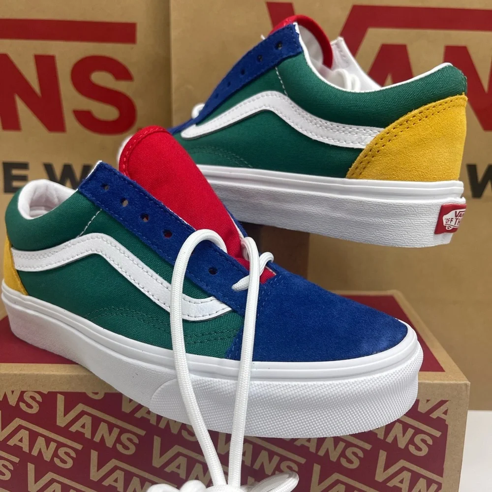 Vans Women's Old Skool (Vans Yacht Club) Blue/Green Sneakers
VN0A38G1R1Q - Picture 7 of 16